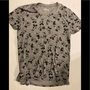 Disney Mickey and Minnie print shirt